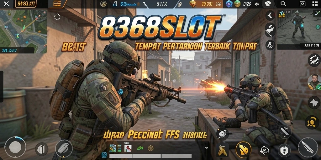 Tampilan seru pertempuran dalam 8368SLOT, penuh aksi dan strategi FPS.