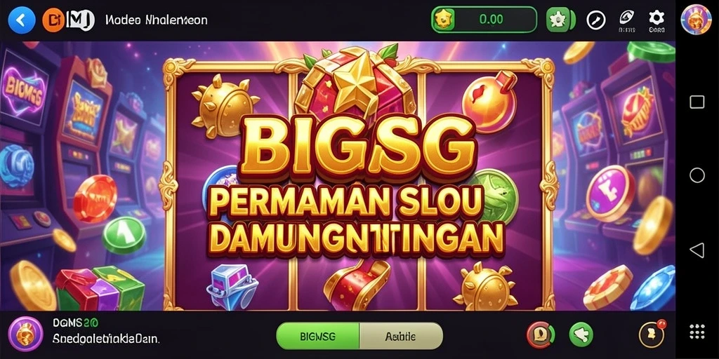 Tampilan gameplay seru dalam BIGMSG yang mengasyikkan.