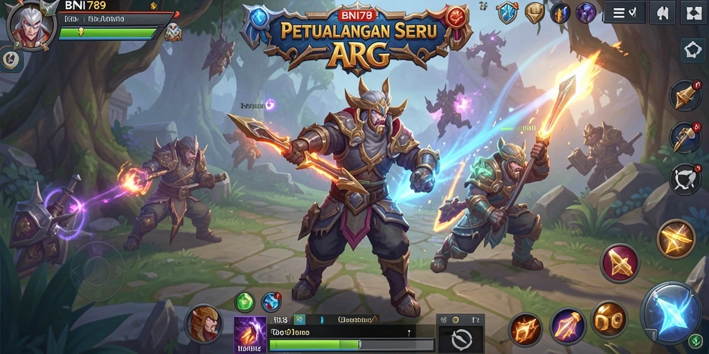 Gameplay BNI789 yang menarik dalam petualangan ARPG.