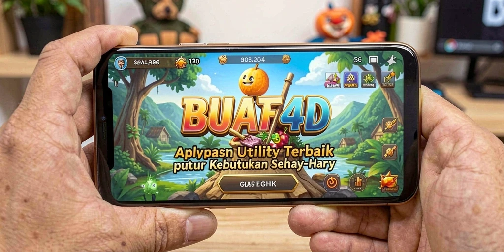 Antarmuka BUAH4D yang sederhana dan fungsional.