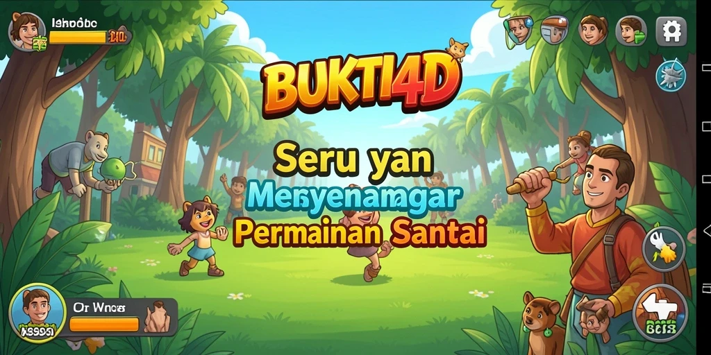Tampilan gameplay BUKTI4D yang cerah dan menghibur.