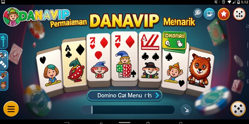 Tampilan gameplay menarik dari DANAVIP yang seru.