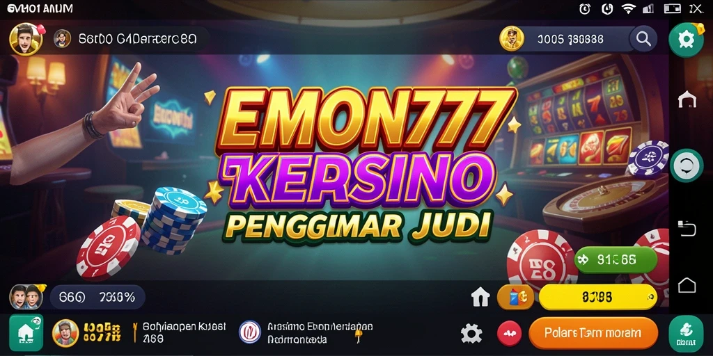 Tampilan gameplay seru di EMON777 dengan berbagai pilihan permainan Kasino.