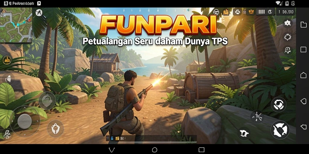 Gameplay seru dengan aksi yang mendebarkan di FUNPARI.