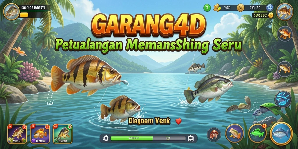 Gameplay seru dalam GARANG4D saat menangkap ikan.