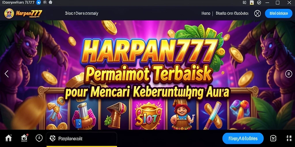 Gameplay menarik dari HARAPAN777 dengan tema Slot yang seru.