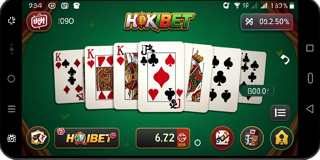 Tampilan menarik HOKIBET saat permainan Domino berlangsung.
