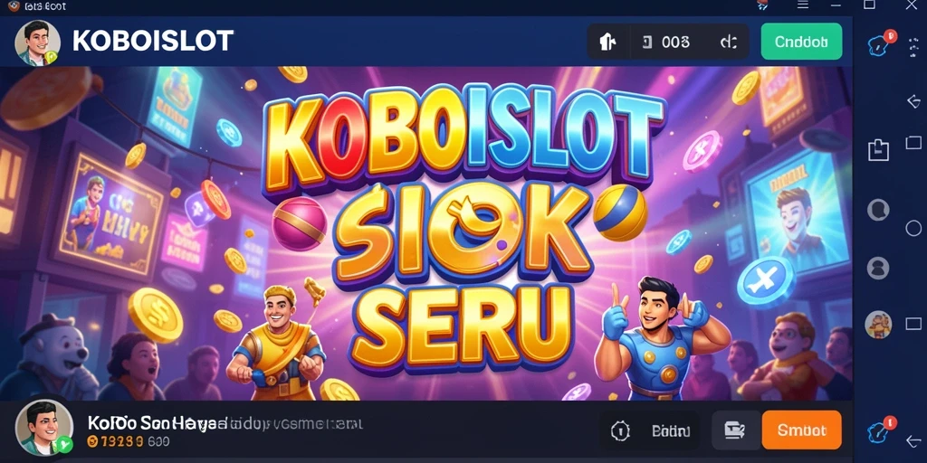 Tampilan gameplay KOBOISLOT yang menarik dan seru.
