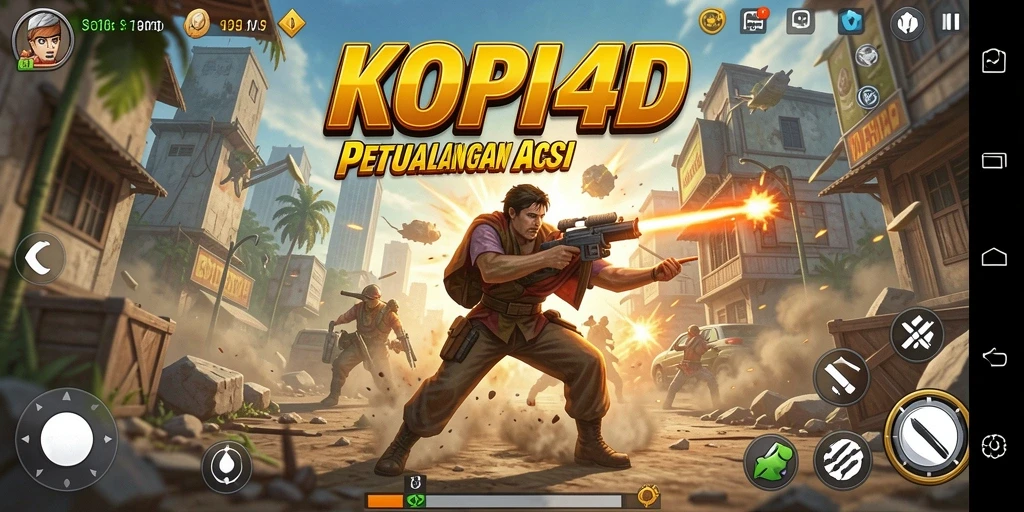 Tampilan menarik dari gameplay KOPI4D yang penuh aksi.