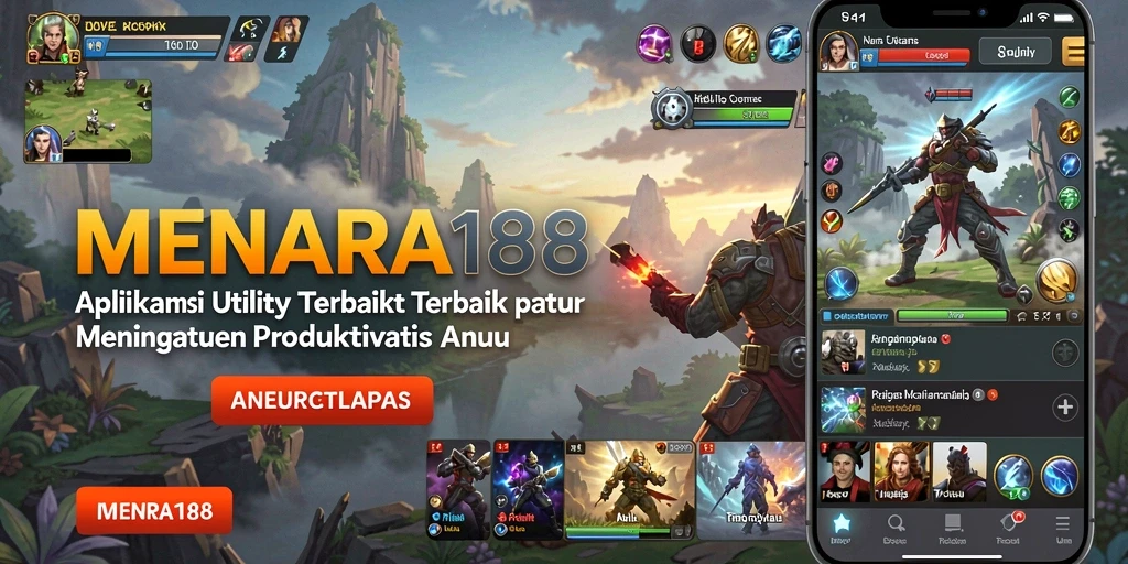 Tampilan antarmuka aplikasi MENARA188 yang menarik dan fungsional.