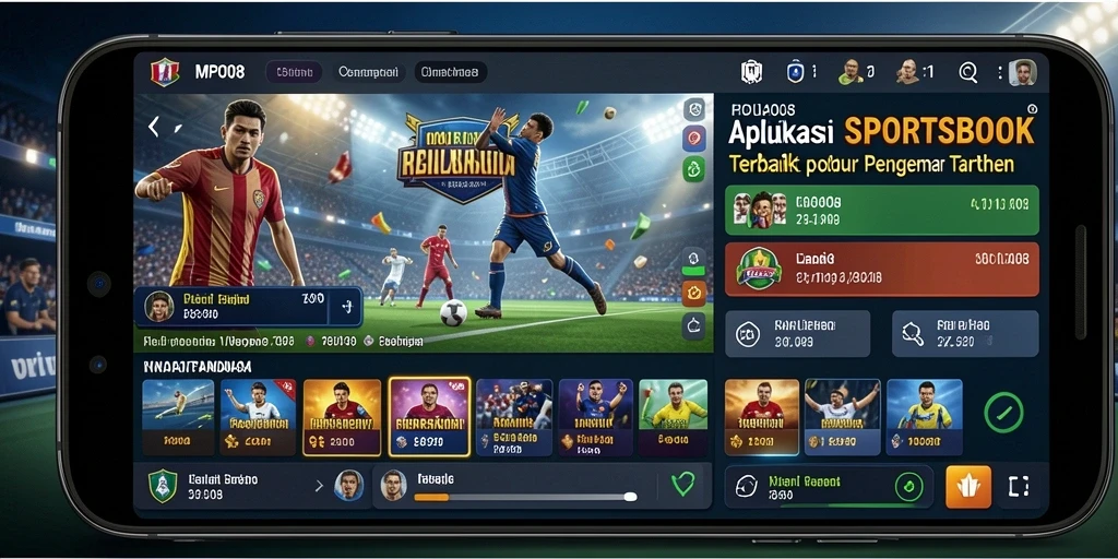 Tampilan gameplay sportsbook MPO08 yang menarik dan dinamis.