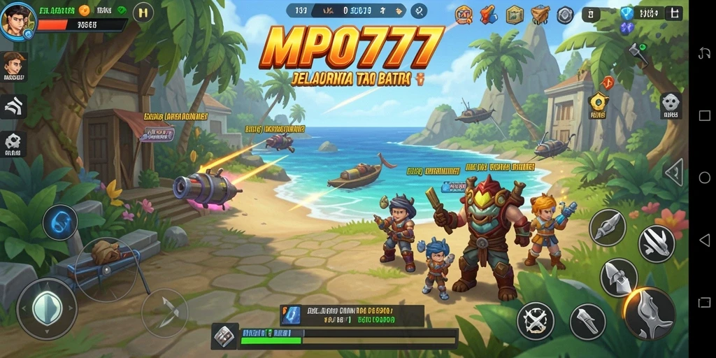 Screenshot MPO777 menampilkan petualangan seru dalam dunia Open World.