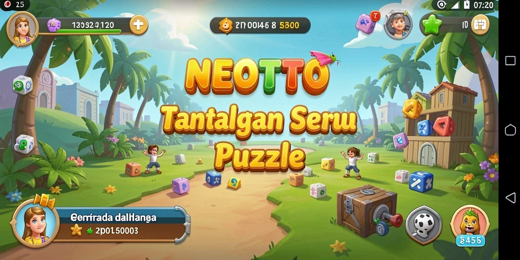 Tampilan gameplay NEOTOTO yang seru dan menantang dalam game Puzzle.
