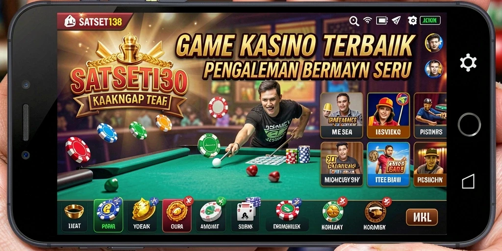Screenshot SATSET138 menampilkan gameplay Kasino yang mendebarkan.