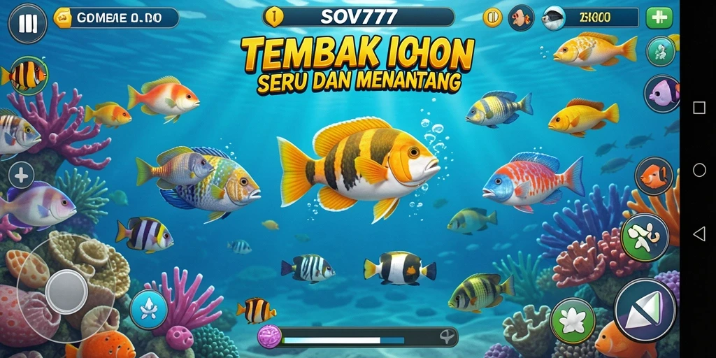 Gameplay SOV777 menampilkan serunya menembak ikan dengan efek visual yang menakjubkan.