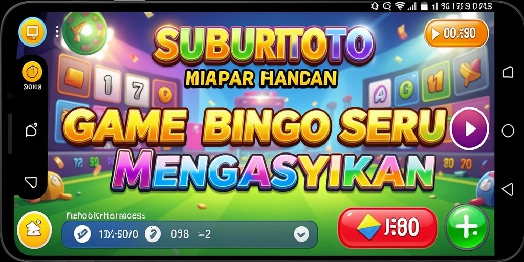 Screenshot gameplay SUBURTOTO menampilkan aksi seru Bingo.