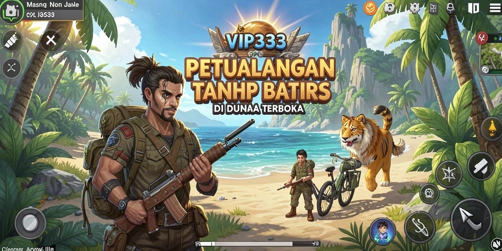 Sebuah screenshot yang menunjukkan aksi eksplorasi di dunia terbuka VIP333.